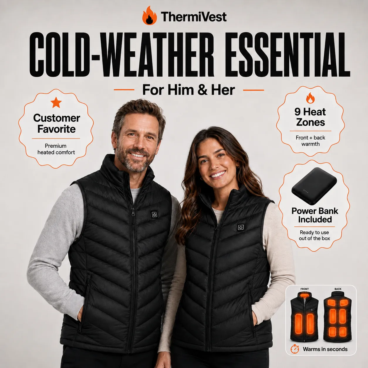 ThermiVest 9-Zone Heated Vest